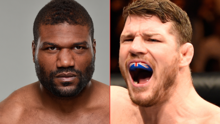 Quinton 'Rampage' Jackson and Michael Bisping