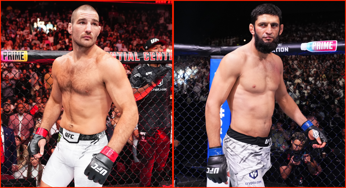 Sean Strickland and Khamzat Chimaev