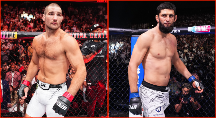 Sean Strickland and Khamzat Chimaev