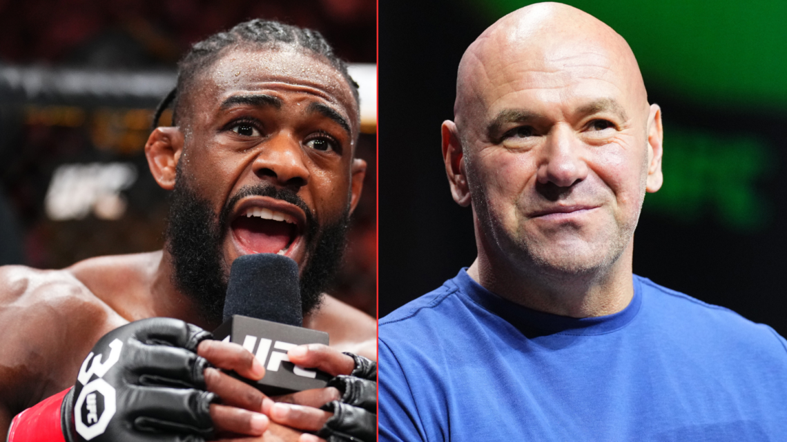 Aljamain Sterling and Dana White