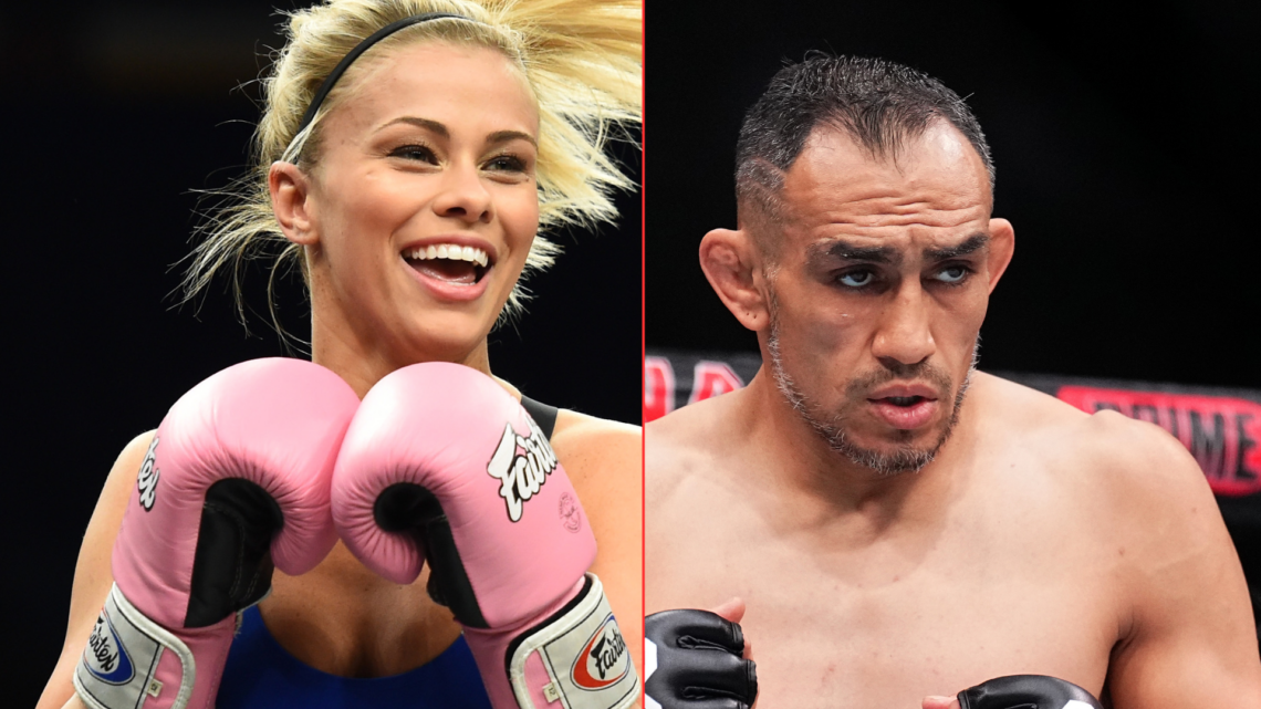 Paige VanZant and Tony Ferguson