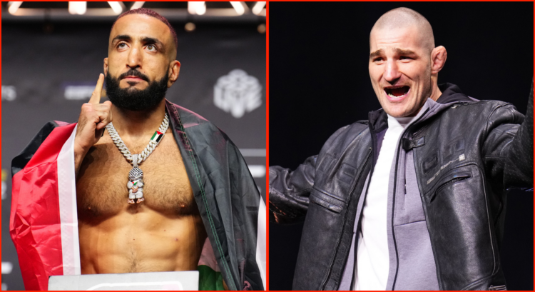 Belal Muhammad and Sean Strickland