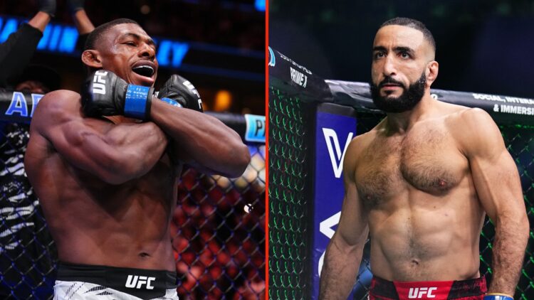 Split image of Joaquin Buckley and Belal Muhammad.