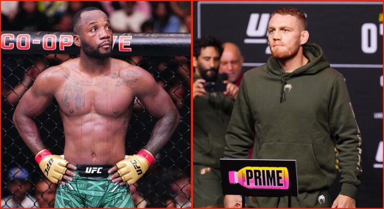Split image of Leon Edwards and Jack Della Maddalena