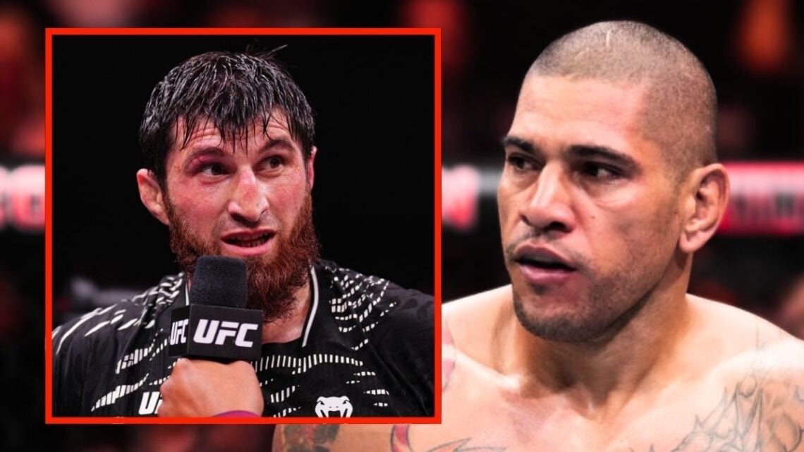 Alex Pereira, inset. Magomed Ankalaev