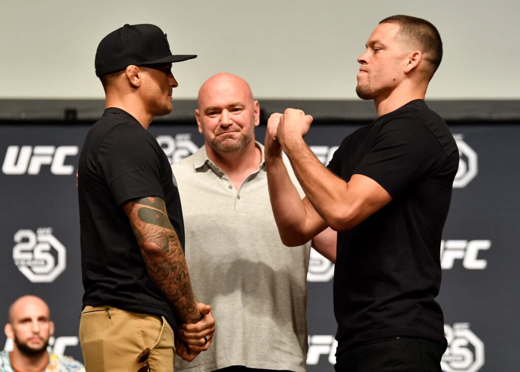 Image of Nate Diaz and Dustin Poirier