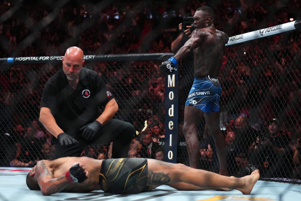 Image of Israel Adesanya and Alex Pereira