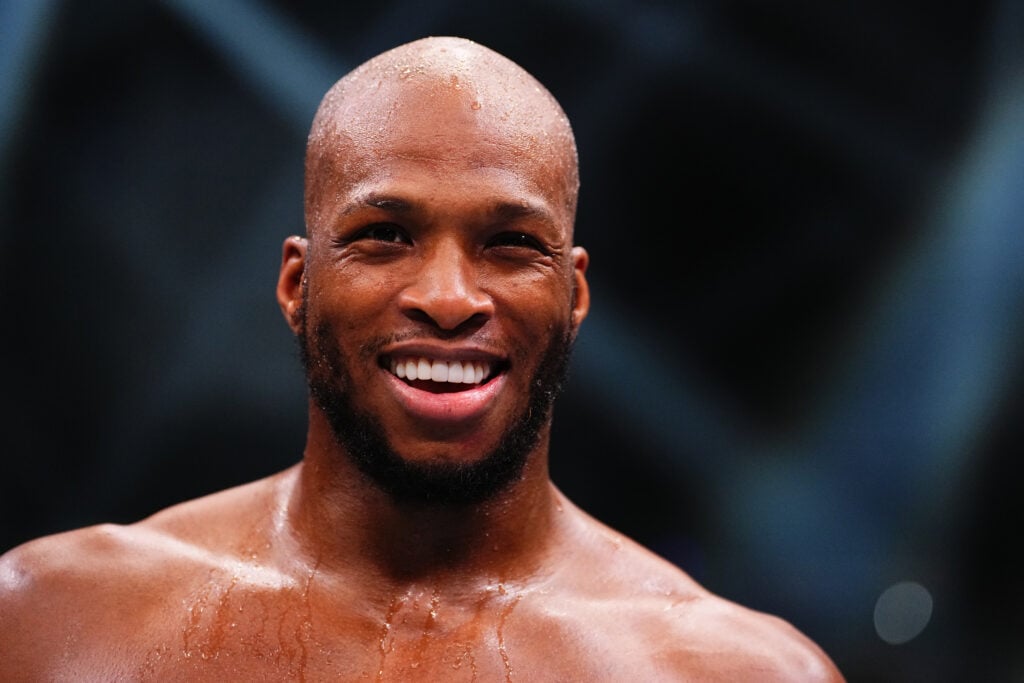 Image of Michael 'Venom' Page smiling at UFC Riyadh
