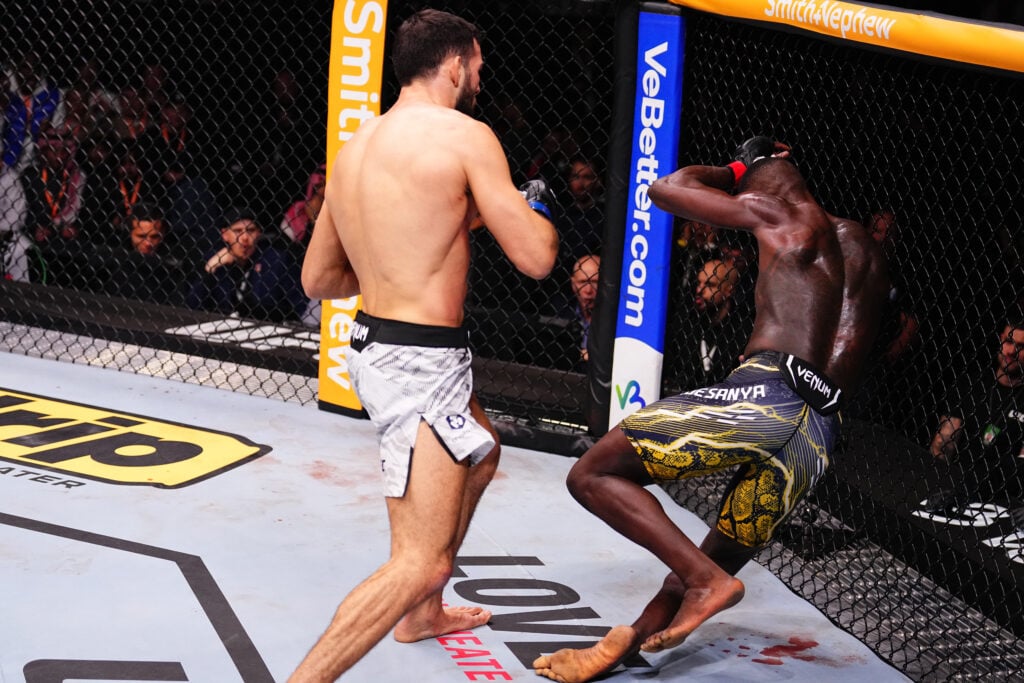 Image of Nassourdine Imavov and Israel Adesanya