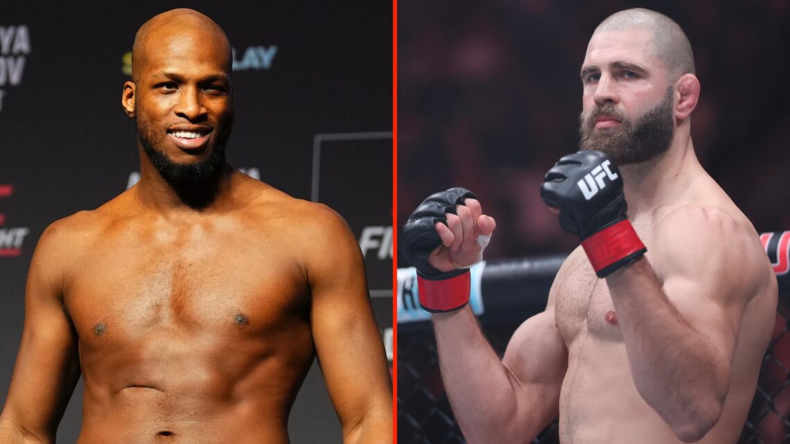 Split image of Jiri Prochazka and Michael Page