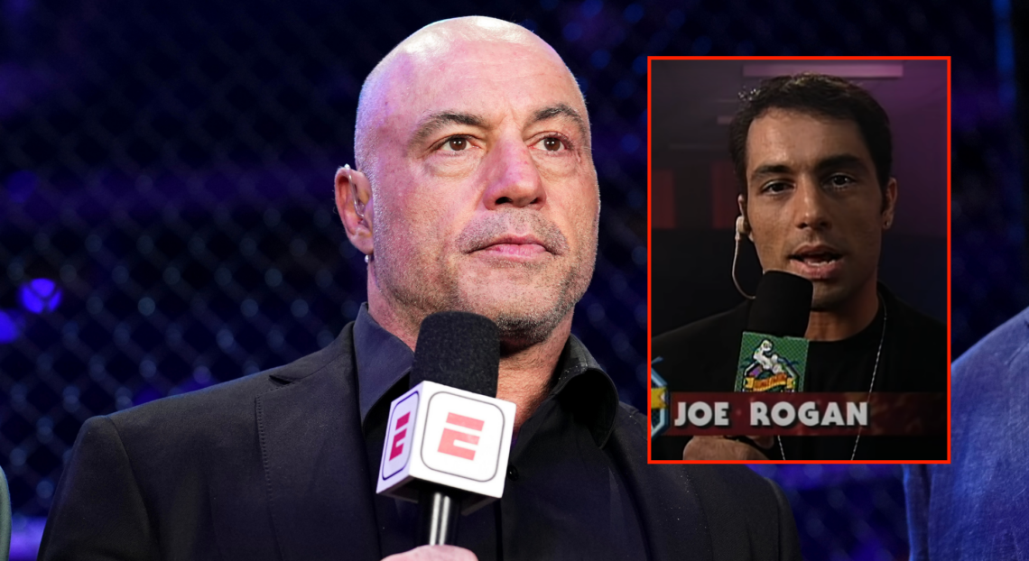 Joe Rogan at his first and most recent UFC shows