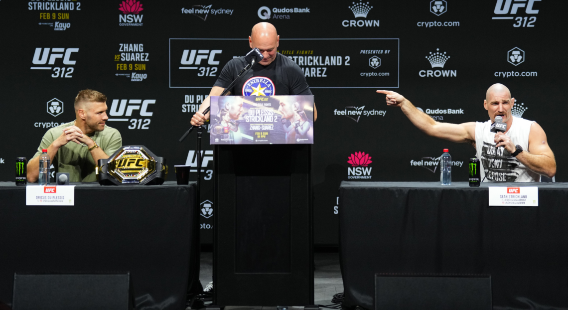 Image of UFC 312 press conference