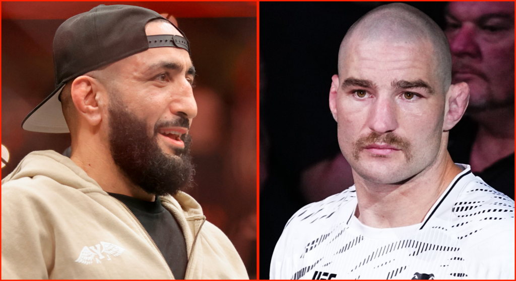 Image of Belal Muhammad and Sean Strickland