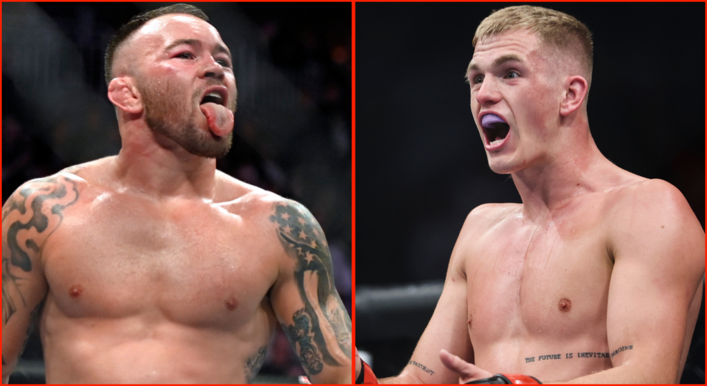 Image of Colby Covington (left), and Ian Machado Garry (right)