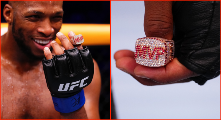 Image of Michael 'Venom' Page and his 'MVP' ring
