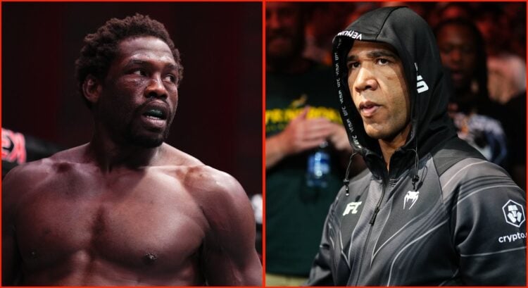 Split image of Jared Cannonier and Gregory Rodrigues
