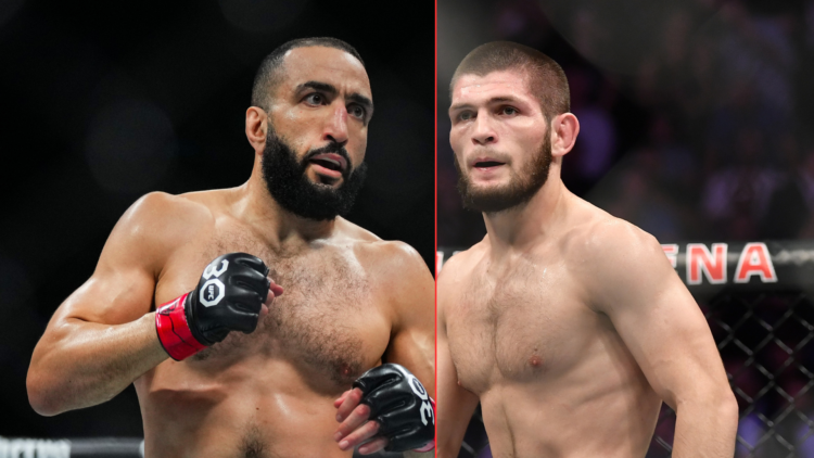 Belal Muhammad and Khabib Nurmagomedov