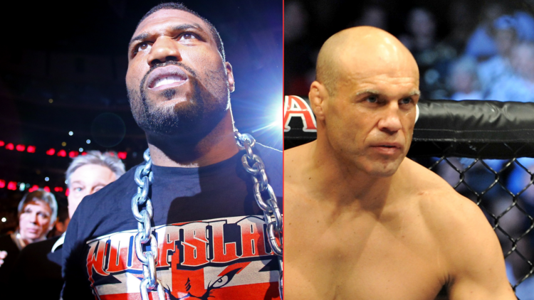 Quinton 'Rampage' Jackson and Randy Couture