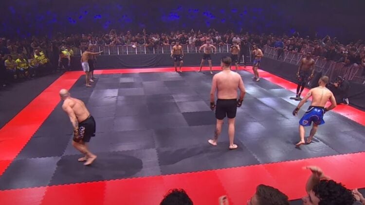 10-man royal rumble at Dogfight Wild Tournament