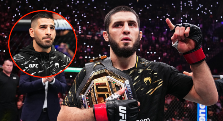 Islam Makhachev, insert, Ilia Topuria.