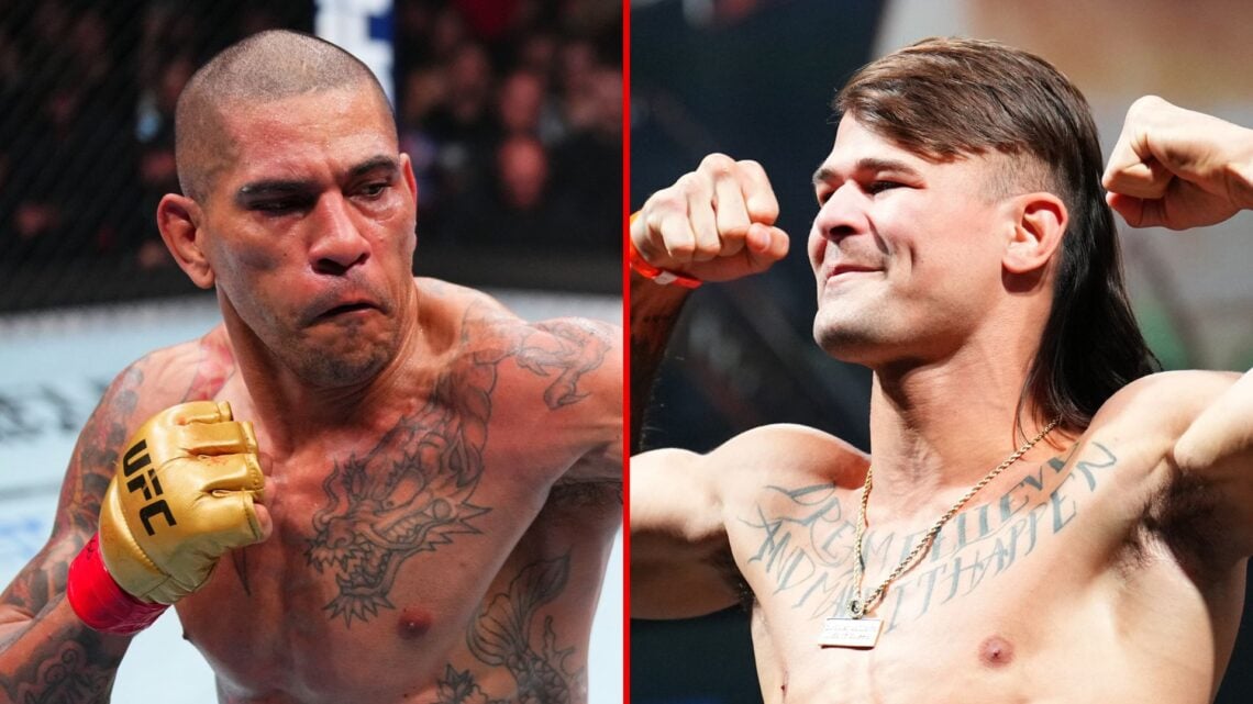 Split image of Alex Pereira and Diego Lopes.