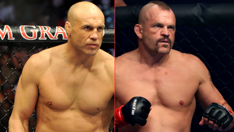Randy Couture and Chuck Liddell