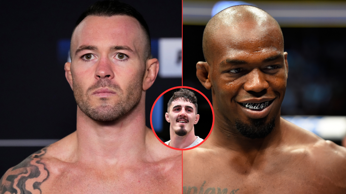 Colby Covington, Tom Aspinall and Jon Jones