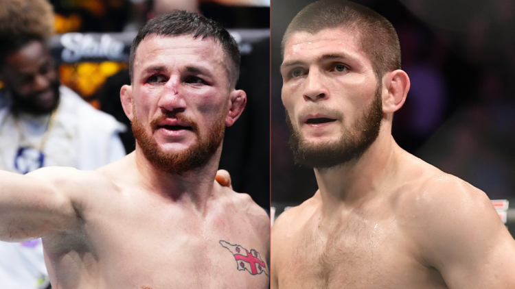 Merab Dvalishvili and Khabib Nurmagomedov