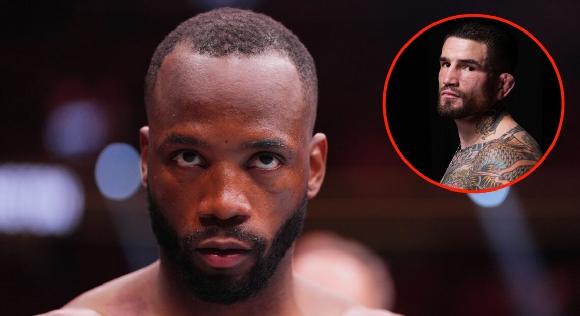 Image of Leon Edwards. Inset, Sean Brady
