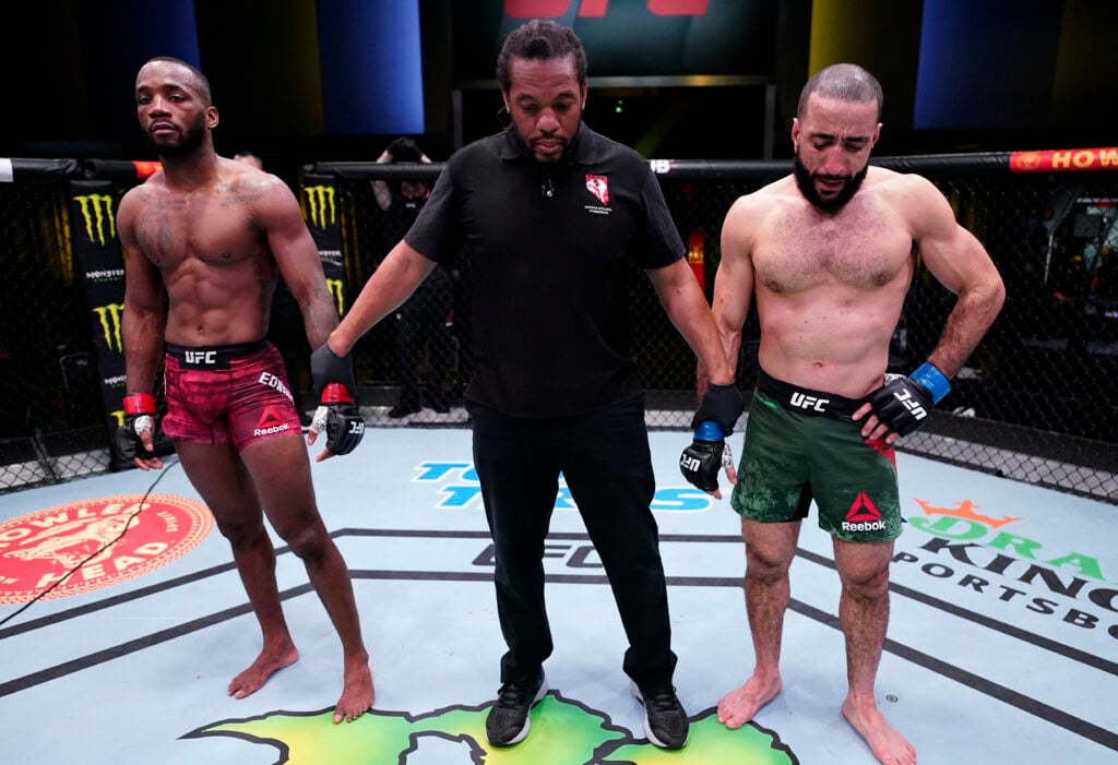 Image of Leon Edwards and Belal Muhammad