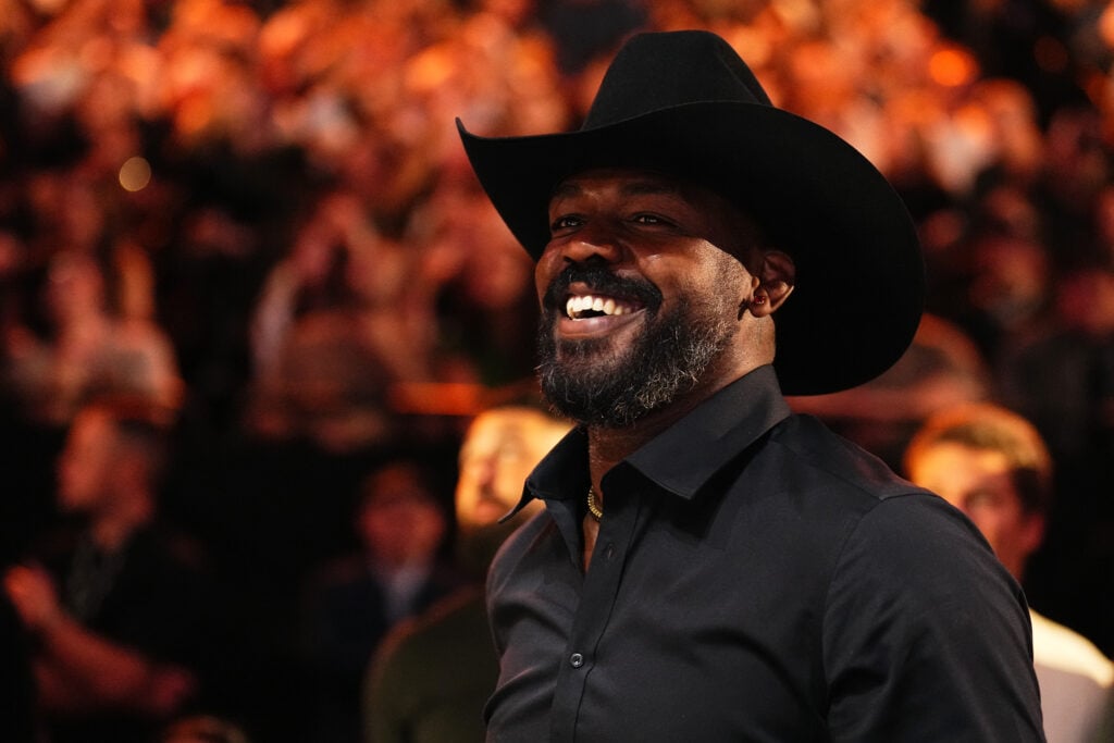 Jon Jones in attendance at the UFC 306 event at Sphere