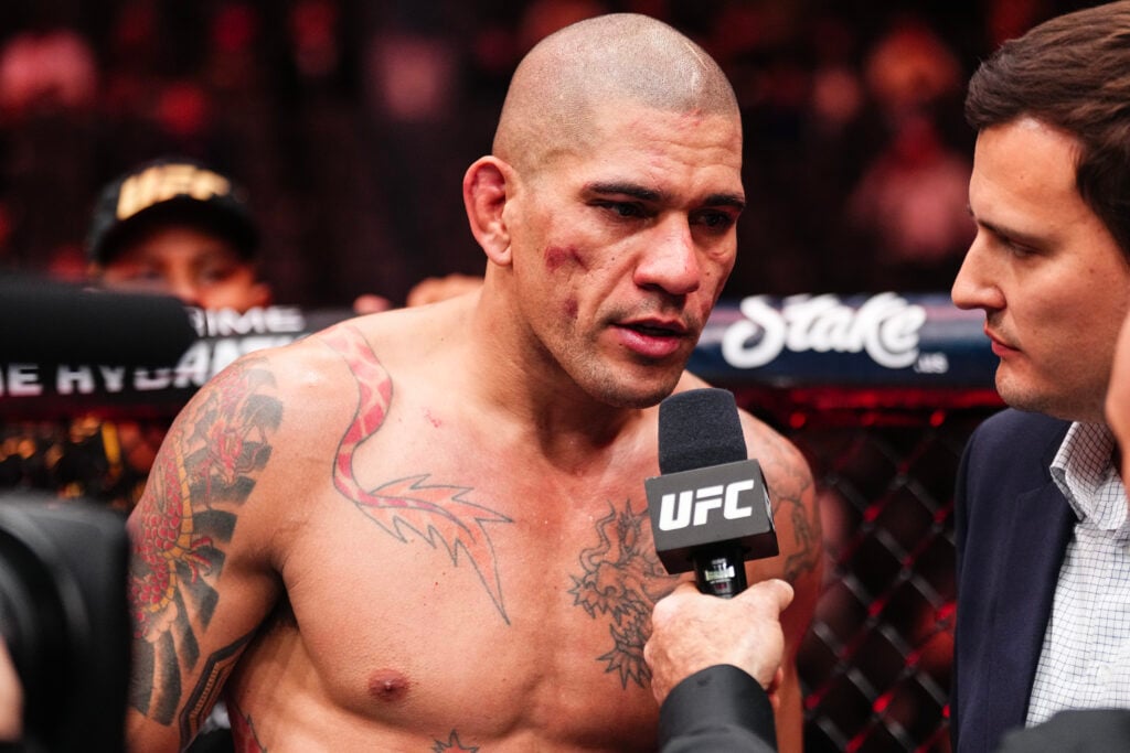 Alex Pereira talking after loss to Magomed Ankalaev