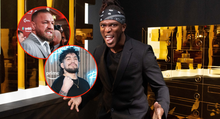 KSI, Conor McGregor and Dillon Danis