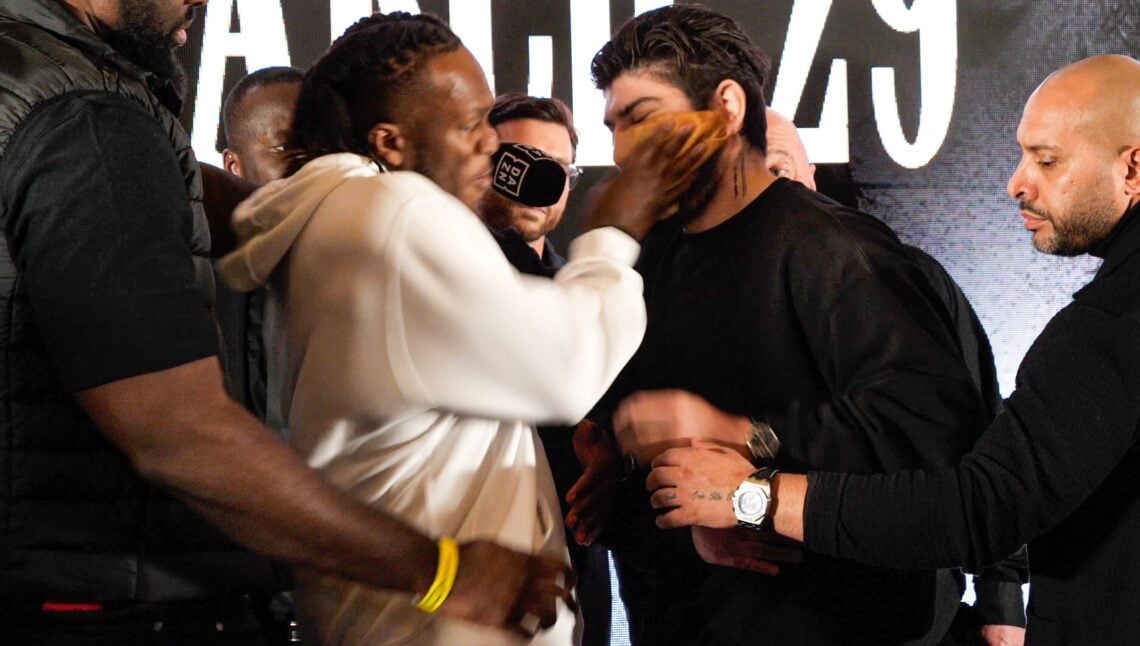 KSI slaps Dillon Danis