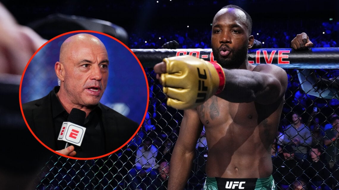 Leon Edwards of Jamaica prepares to face Belal Muhammad in the UFC welterweight championship bout during the UFC 304 event at Co-op Live on July 27...