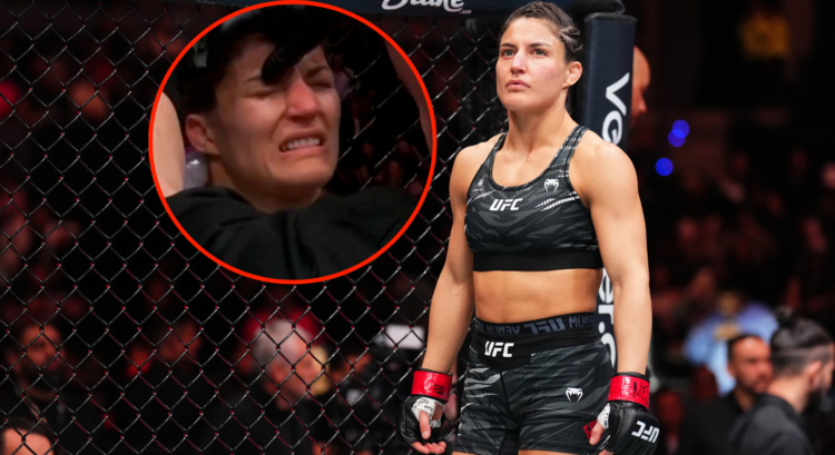 Loopy Godinez during her fight at UFC Mexico City