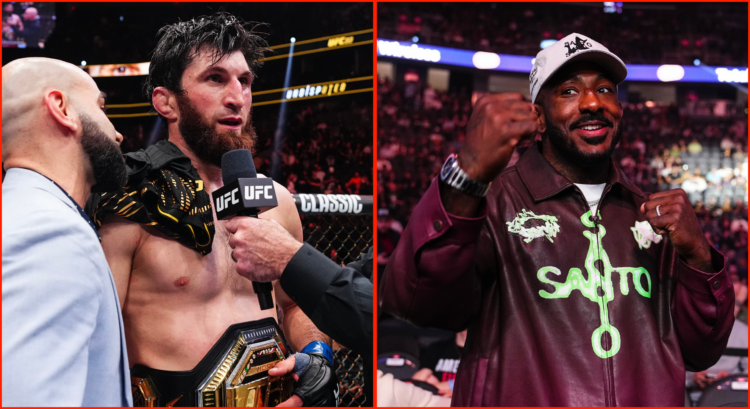 Magomed Ankalaev and Khalil Rountree Jr at UFC 313