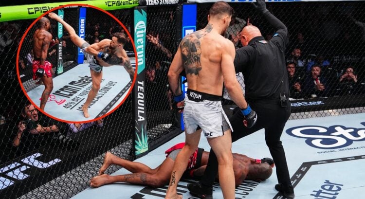 Image and inset of Mauricio Ruffy vs King Green