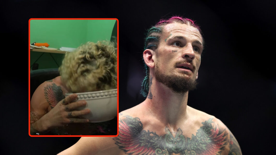 Sean O’Malley of the United States looks on following his fight against Merab Dvalishvili of Georgia for the bantamweight title during UFC 306: Riy...