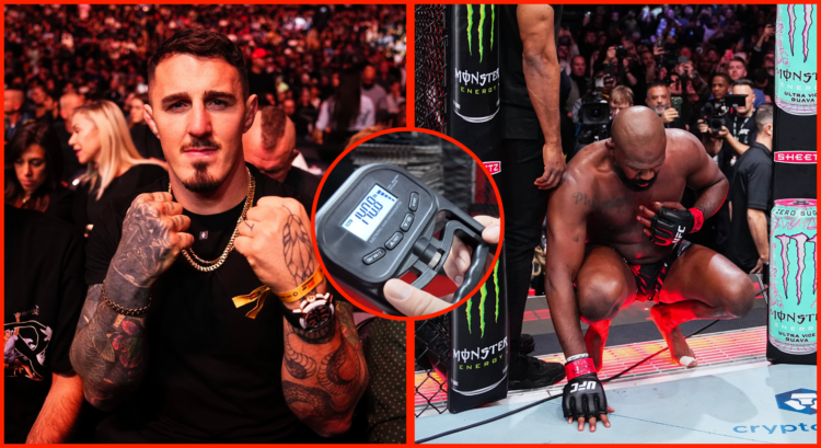 Tom Aspinall poses for a photo during the UFC 309 event at Madison Square Garden split with Jon Jones prepares to face Stipe Miocic in the UFC heav...