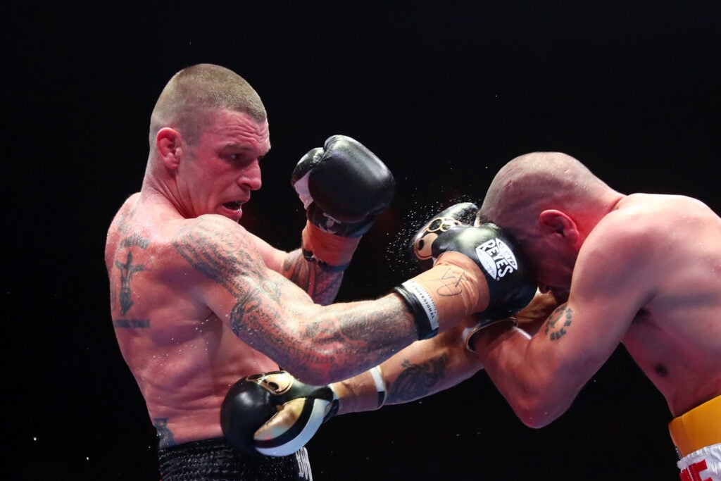 John Wayne Parr punches Anthony Mundine