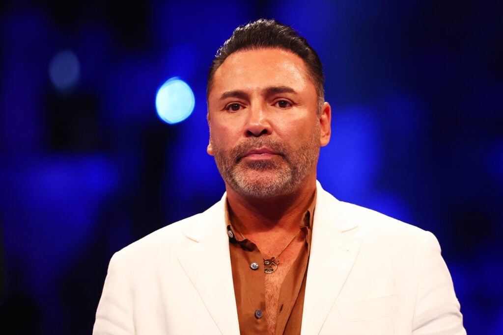 Oscar De La Hoya at Dmitry Bivol v Gilberto Ramirez