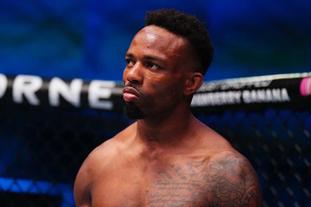 Image of Lerone Murphy in UFC Octagon