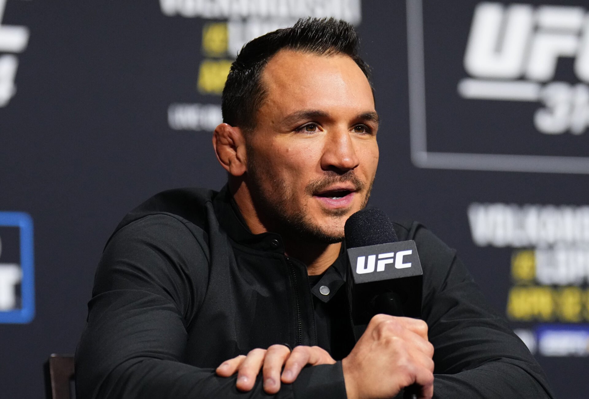 Michael Chandler at the UFC 314 press conference