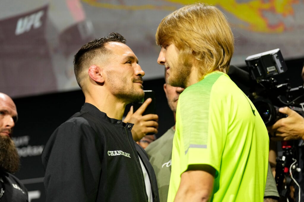 Image of Michael Chandler and Paddy Pimblett