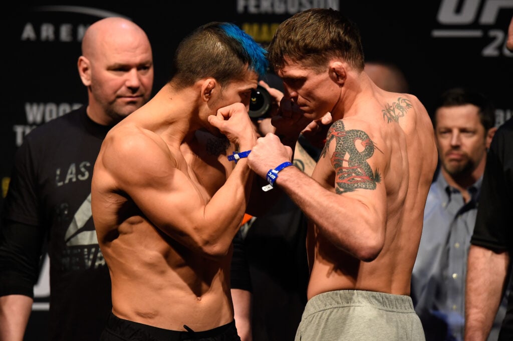 Image of Mirsad Bektic and Darren Elkins