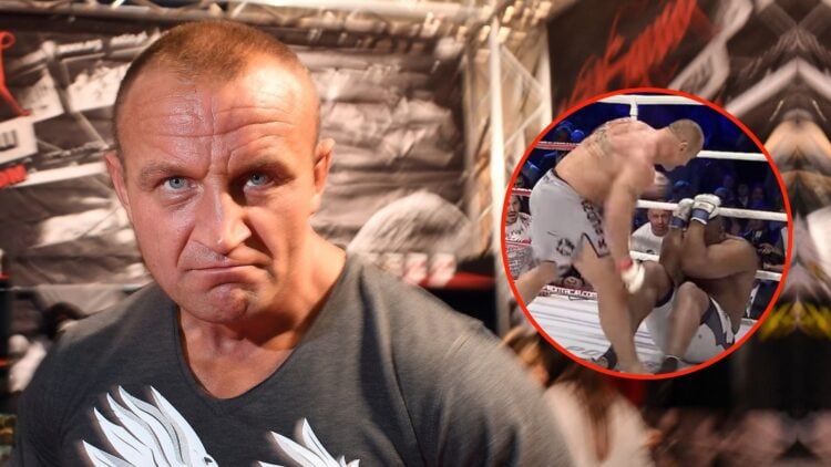 Mariusz Pudzianowski; KSW MMA fighter participates in the International Fitness & Wellness Fair. Inset, Pudzianowski versus Sapp