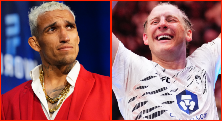 Charles Oliveira and Paddy Pimblett.