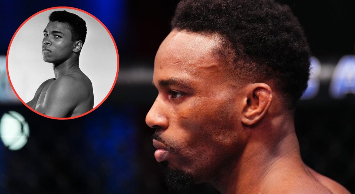 Image of Lerone Murphy. Inset, Muhammad Ali