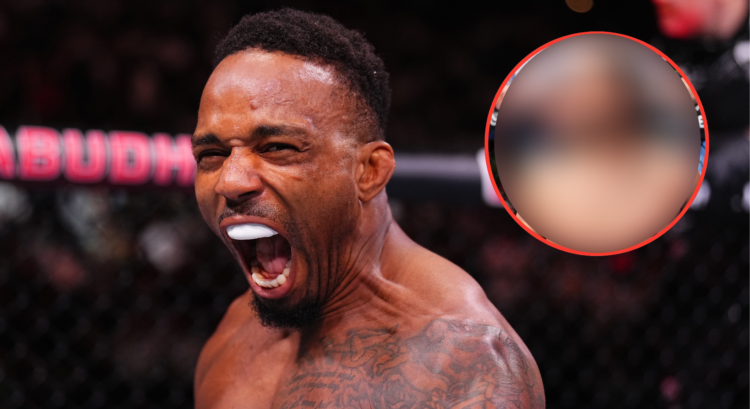 Lerone Murphy reacts after defeating Dan Ige at UFC 308, inset Brian Ortega.